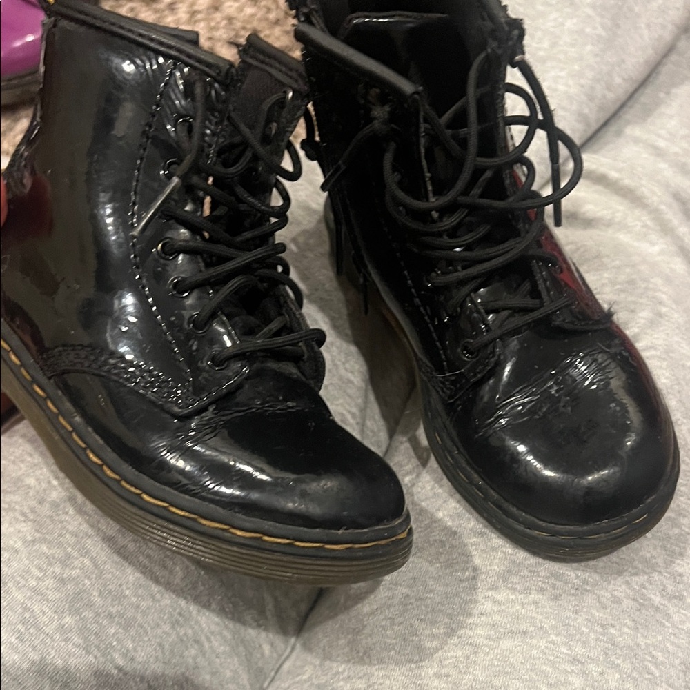 Dr. Martens Kids Black Boots